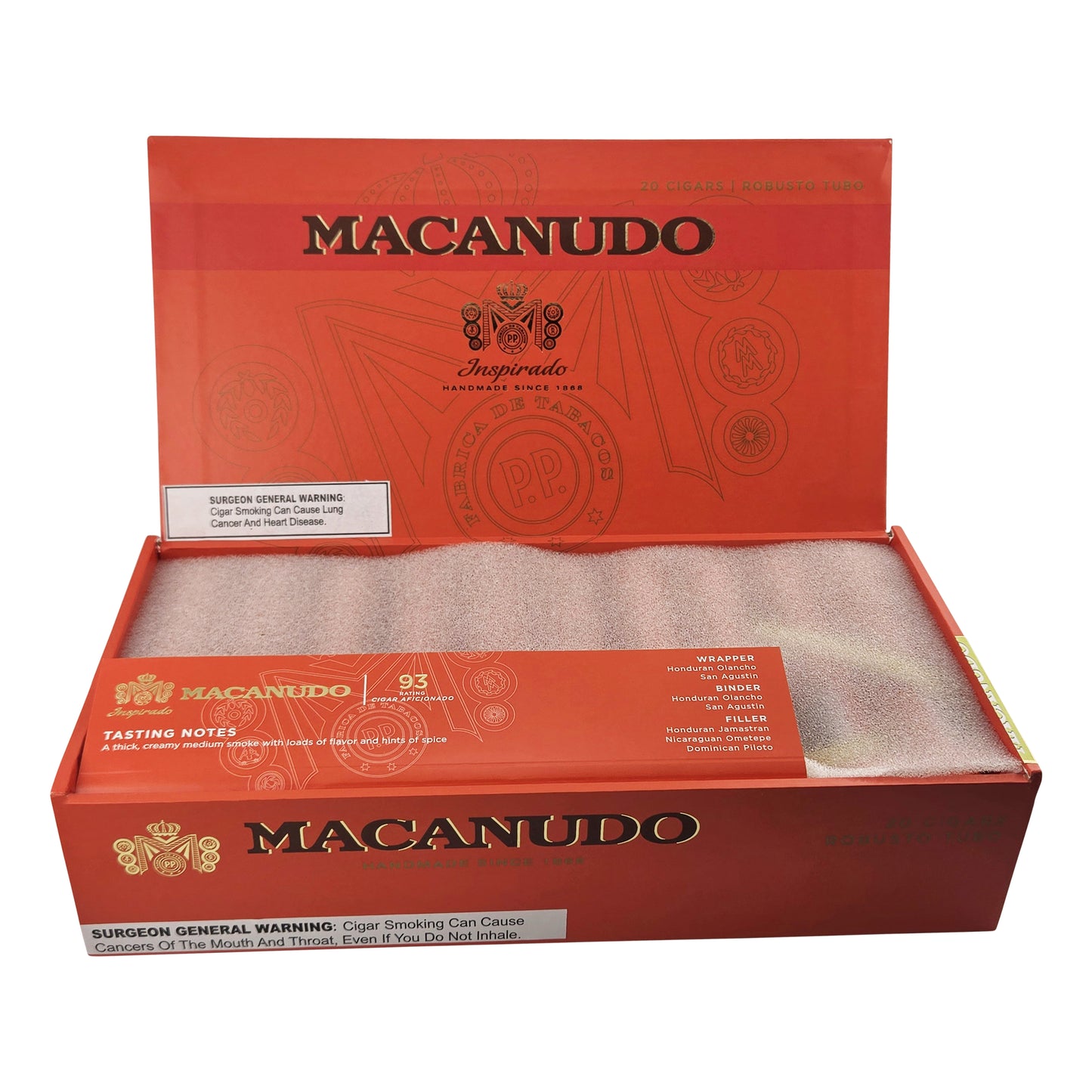 Macanudo Inspirado Orange Robusto Tubo